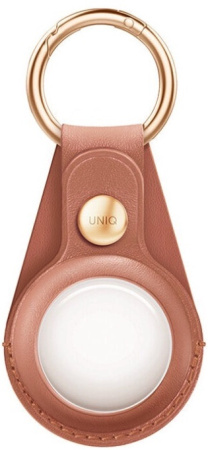 Чехол Uniq Domus Leatherette для AirTag, Розовый (AIRTAG-DOMPNK)