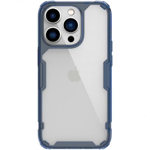 Чехол Nillkin Nature TPU Pro case для iPhone 14 Pro, цвет Синий (6902048248526)