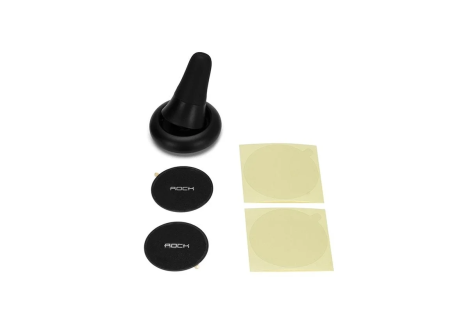 Магнитный автомобильный держатель Rock Universal Air Vent Magnetic Car Mount (D) Black