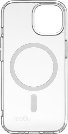 Чехол защитный uBear Real Mag Case, iPhone 15, MagSafe, усиленный, прозрачный (CS252TT61RL-I23M)