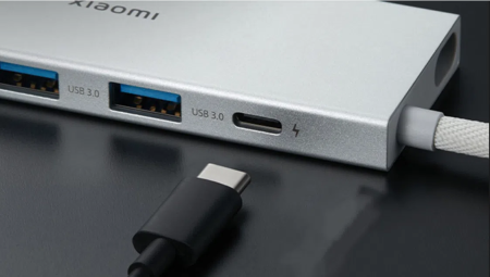 Док-станция Xiaomi Type-C 5-in-1 Docking Station 4K PD100W (XMDS05YM)