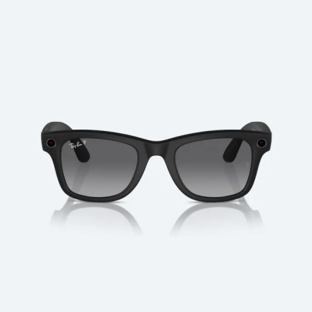 Умные очки Ray-Ban Smart Glasses Wayfarer Matte Black/Polar Gradient Graphite, RW4006, размер М, Монохромные, без автозатемнения, поляризационные