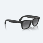 Умные очки Ray-Ban Smart Glasses Wayfarer Matte Black/Polar Gradient Graphite, RW4006, размер М, Монохромные, без автозатемнения, поляризационные