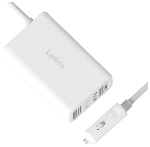Автомобильный инвертор Xiaomi Lydsto Car Inverter Standart, Белый (YM-CZNBQ01)