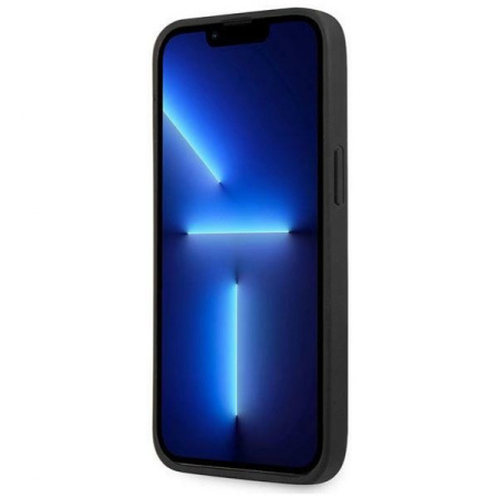 Чехол CG Mobile Mercedes Genuine leather Stars Hard для iPhone 13 Pro Max, цвет Черный (MEHCP13XPSQBK)