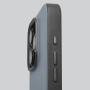 Чехол Uniq Lyden DS (Magsafe) для iPhone 15 Pro Max, Washed Blue/Black