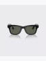 Умные очки Ray-Ban Smart Glasses Wayfarer Shiny Black/G15 Green, RW4006, Монохромные, без автозатемнения