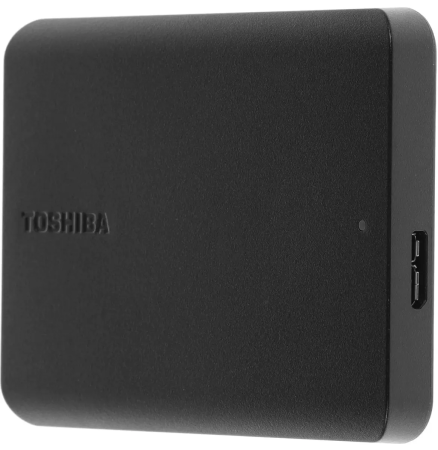Внешний диск HDD Toshiba Canvio Basics HDTB510EK3AA, 1ТБ, черный