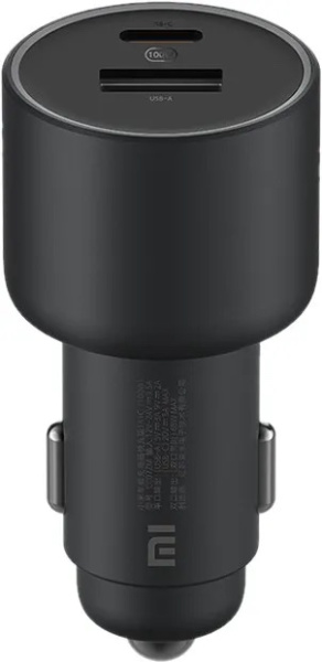 Автомобильное зарядное устройство Xiaomi Mi Car Charger [USB - Type-C] 100W 1A1C, Black (CC07ZM)