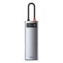 Хаб Baseus Metal Gleam Series 8-in-1 Multifunctional Type-C HUB Docking Station (WKWG050013)