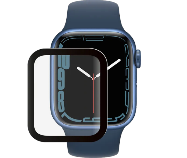 Защитное органическое стекло Deppa Watch Protection PMMA для AppleWatch 7 ser. 45mm, Black frame