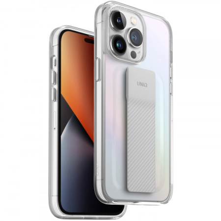 Чехол Uniq Heldro Mount + Band для iPhone 14 Pro Max, цвет Радужный (Iridescent) (IP6.7PM(2022)-HELMIRD)
