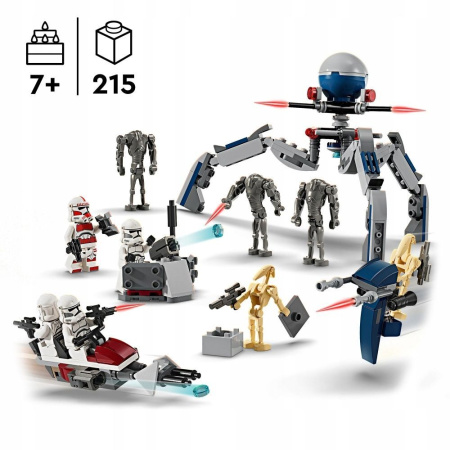 Конструктор LEGO Star Wars - Солдат-клон и боевой дроид (75372)