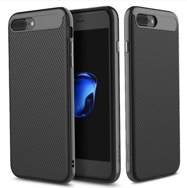 Чехол Rock Vision Series Protection Case Для iPhone 7/8 Plus Silicone Carbon Black, цвет Черный