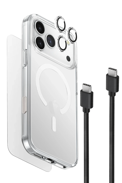 Набор Uniq ClearVue 360 MagSafe Bundle 4-in-1 для iPhone 18 Pro Max/17 Pro Max