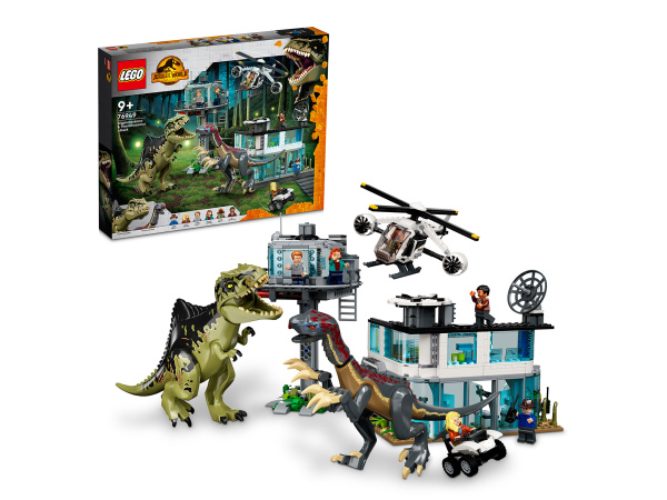 Конструктор LEGO Jurassic World - Атака Гиганотозавров и Теризинозавров (76949)