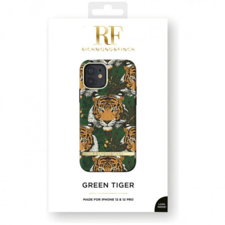 Чехол Richmond & Finch SS21 для iPhone 12/12 Pro, цвет "Зеленый тигр" (Green Tiger) (R44933)