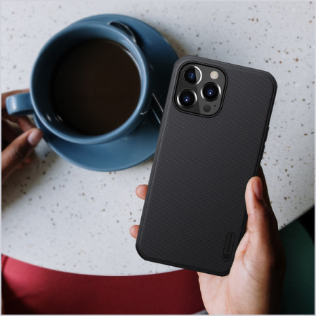 Чехол Nillkin Frosted Shield Pro для iPhone 13 Pro, цвет Черный (6902048222830)
