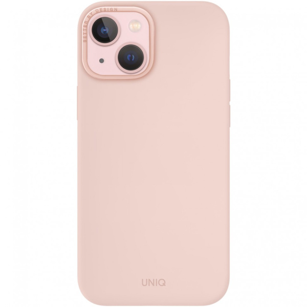 Чехол Uniq LINO (MagSafe) для iPhone 15, цвет Розовый
