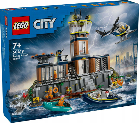 Конструктор LEGO City - Полицейский тюремный остров (60419)