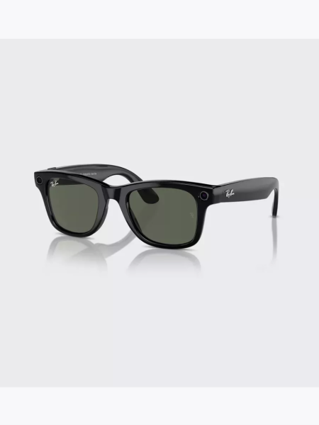 Умные очки Ray-Ban Meta Smart Glasses Wayfarer Shiny Black/G15 Green