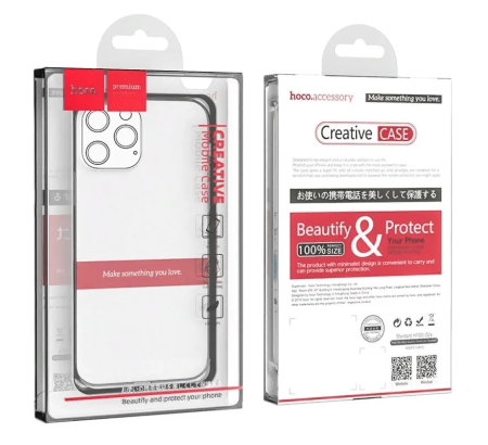 Чехол HOCO Light Series TPU Case для iPhone 13 Pro Clear, цвет Прозрачный (0L-00052884)