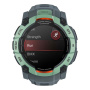 Смарт часы Garmin INSTINCT 3 AMOLED 50мм Neo Tropic, зеленый с серым ремешком