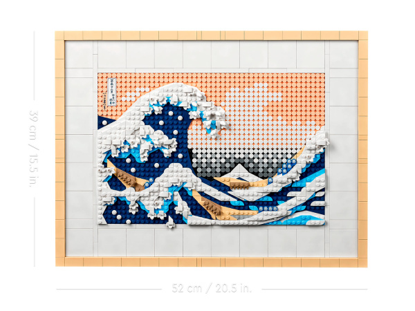 Конструктор LEGO ART - Большая волна в Канагаве (31208)