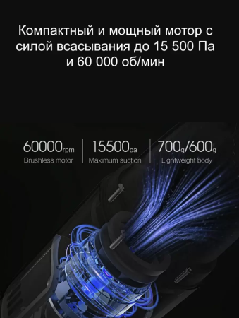 Портативный пылесос ShunZao Vacuum Cleaner Z1-Pro (чёрный)