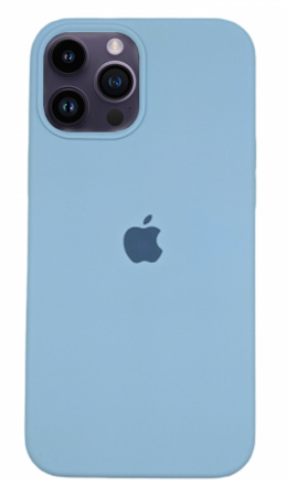 Чехол Silicone Case для iPhone 14 Pro Max Mist Blue, цвет Туманно-голубой