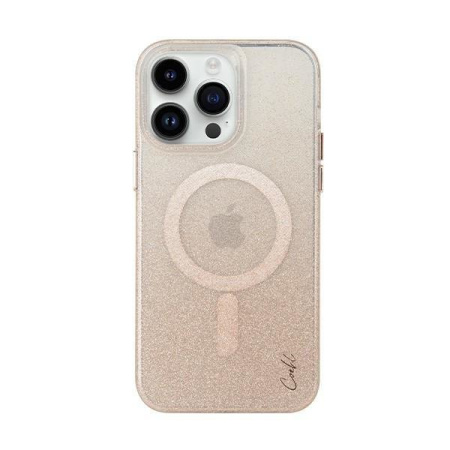 Чехол Uniq COEHL Lumino Champagne Gold (MagSafe) для iPhone 14 Pro, цвет золотой (IP6.1P(2022)-LUMCGLD)