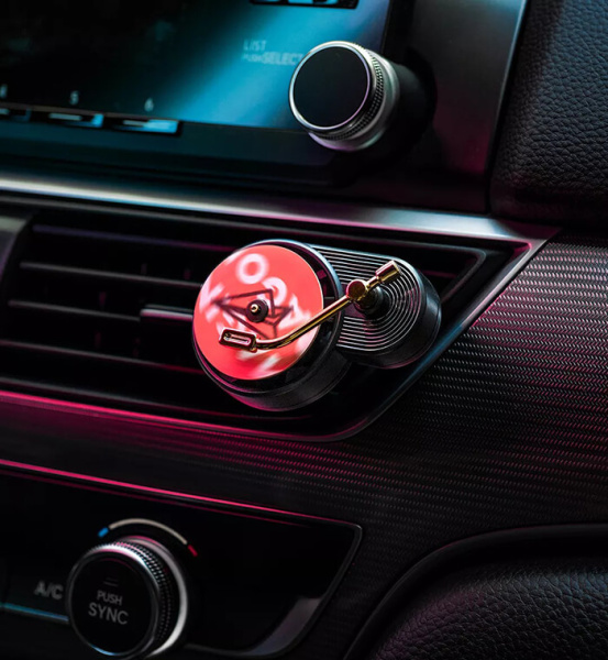 Ароматизатор бумажный для автомобиля Xiaomi TITA Vinyl (3шт в комплекте), Black