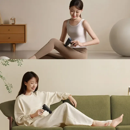 Перкуссионный массажный пистолет Xiaomi Mijia Fascia Gun Mini 2C MJJMQ03YM, Dark Grey