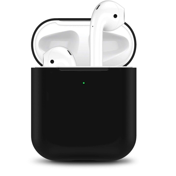 Чехол для AirPods 2 ультратонкий Premium (Black)