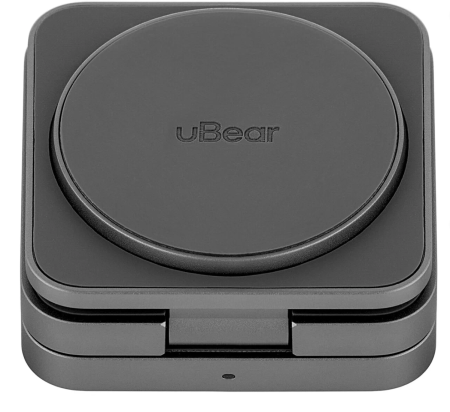 Беспроводное зарядное устройство uBear Balance 3in1 Magnetic Wireless Charger, цвет:серый