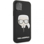 Чехол CG Mobile Karl Lagerfeld PU Leather Iconic Karl Hard Glitter для iPhone 11 Pro, цвет Черный (KLHCN58GLBK)
