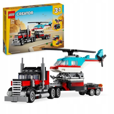 Конструктор LEGO Creator - Грузовик с вертолётом 3-в-1 (31146)
