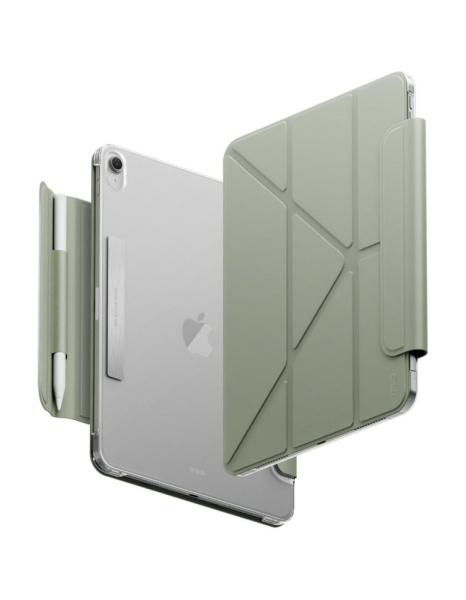 Чехол Uniq Camden Lite (Detachable Pencil sleeve) Sage Green для iPad 11 (2025)/10 (2022)