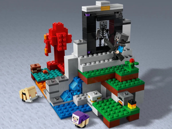 Конструктор LEGO Minecraft - Разрушенный портал (21172)