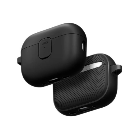Чехол Uniq CLYDE Lock case Black/Dark Grey для Airpods Pro 3