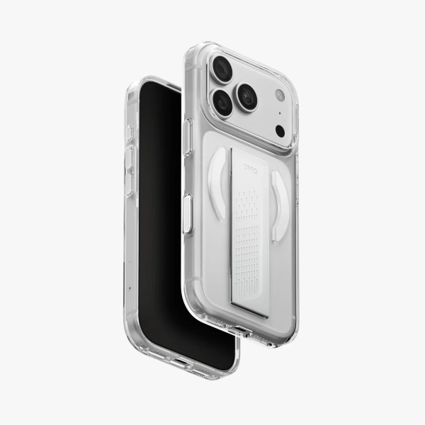 Чехол Uniq Heldro Air with FlexGrip Lucent Clear (MagSafe) для iPhone 18 Pro/17 Pro