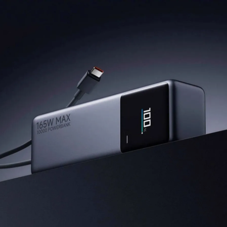 Внешний аккумулятор Xiaomi Mi Power Bank With Cable USB-C 10000mAh 165W PB1165MI