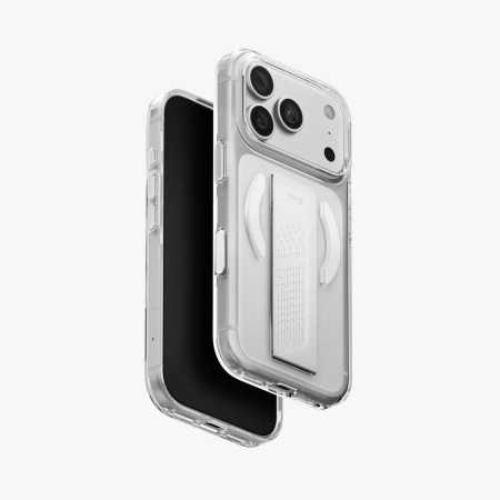 Чехол Uniq Heldro Air with FlexGrip Lucent Clear (MagSafe) для iPhone 18 Pro/17 Pro