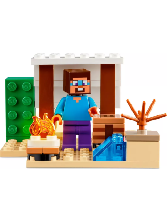 Конструктор LEGO Minecraft - Экспедиция Стива в пустыню (21251)