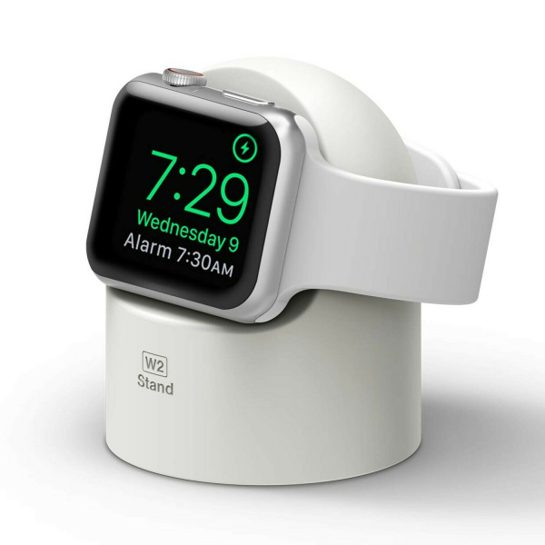 Силиконовая подставка Elago W2 Stand для Apple Watch, цвет Белый (EST-WT2-WH)