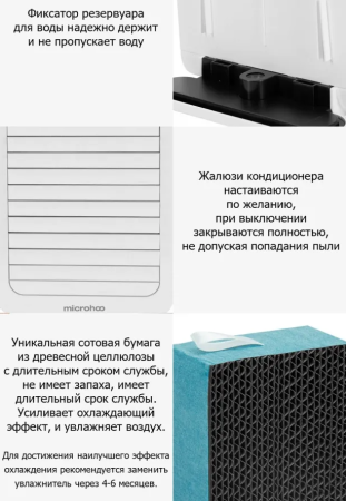 Персональный кондиционер Xiaomi Microhoo Personal Air Conditioning, White (MH01R)