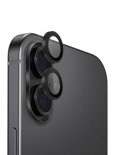 Защитное стекло для камеры Uniq для iPhone 17 OPTIX Camera Lens AluGuard Midnight Black