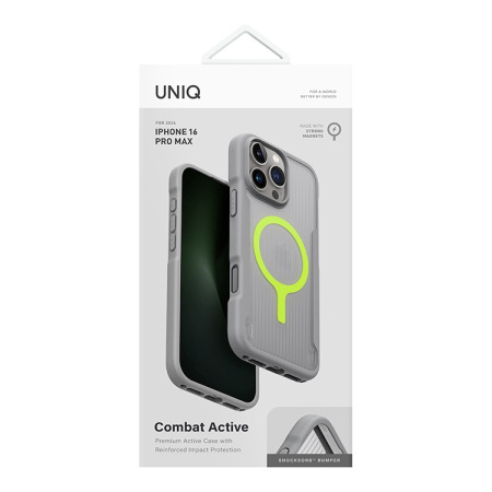 Чехол Uniq Combat Active Stone Grey (MagSafe) для iPhone 16 Pro Max