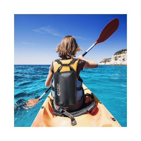Защитная водонепроницаемая сумка Tech-Protect 20L Universal Waterproof Bag, Black