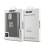 Чехол DKNY PU Stack metal logo Hard + Hand strap Green для iPhone 15 Pro, зелёный